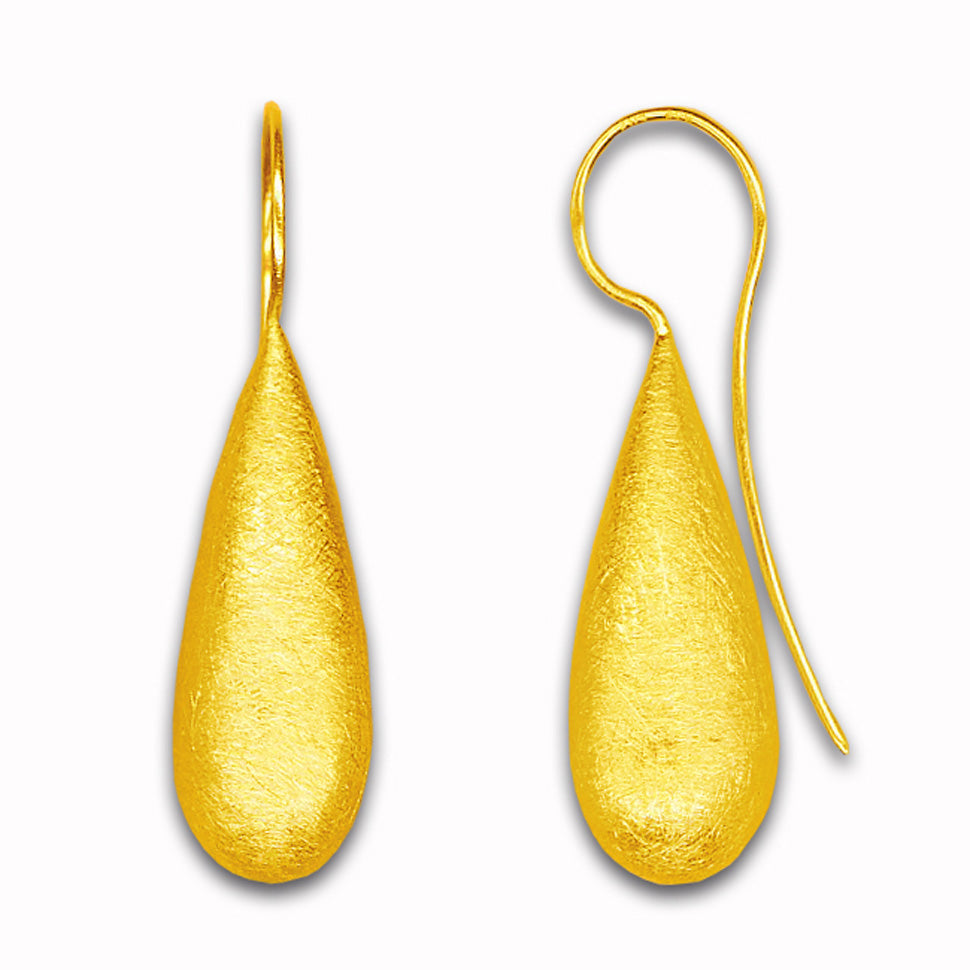 Bold Dome Earrings in Gold