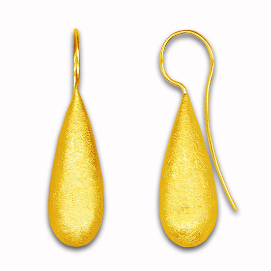 Bold Dome Earrings in Gold