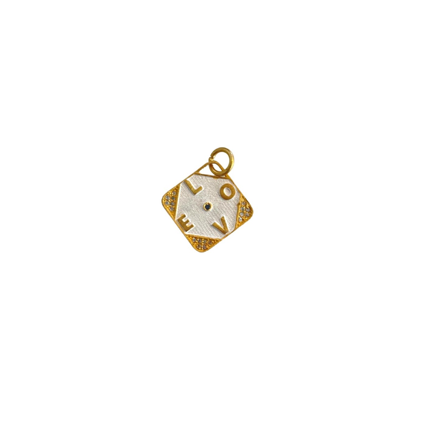 Box it up LOVE Charm  White