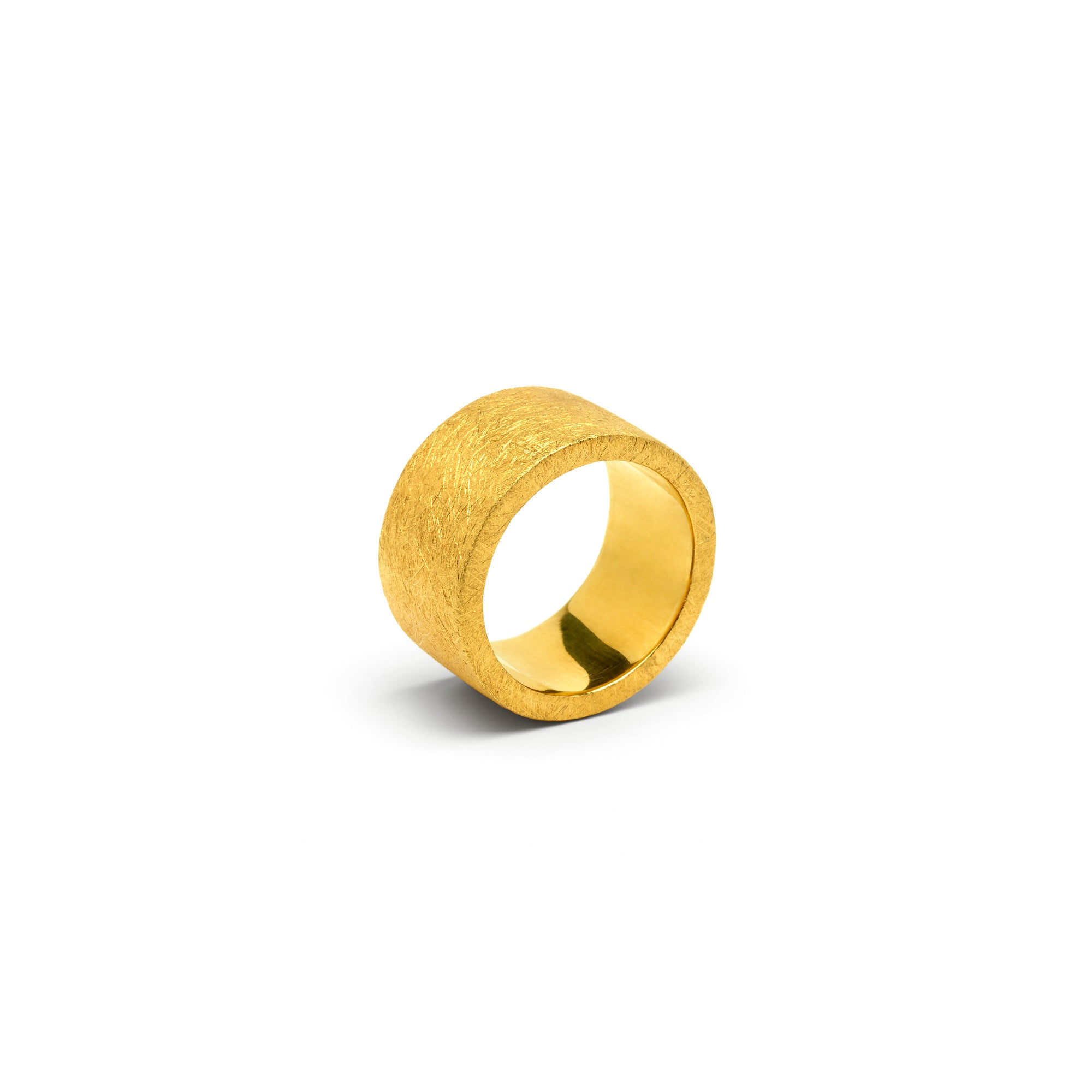 Gold Cylinder Ring