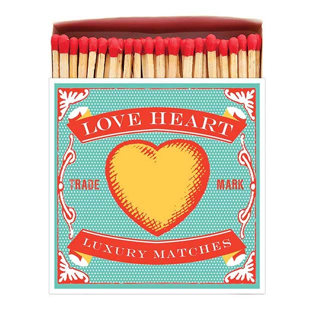 Love Heart Square Matchbox