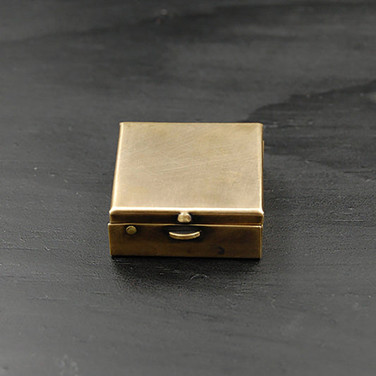 1.25" Brass Pill Box with Your Choice of Engraving: With engraving